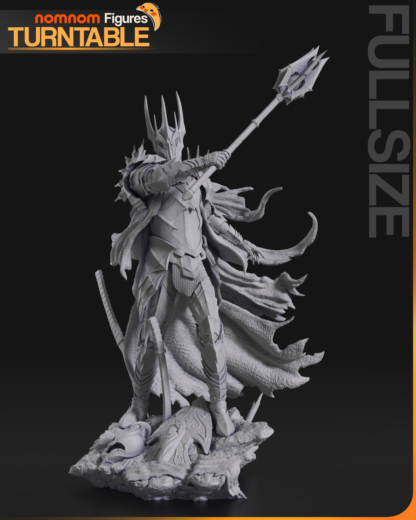 Dark Lord | Resin Garage Kit Figure Movie Book Fan Art | Nomnom Figures