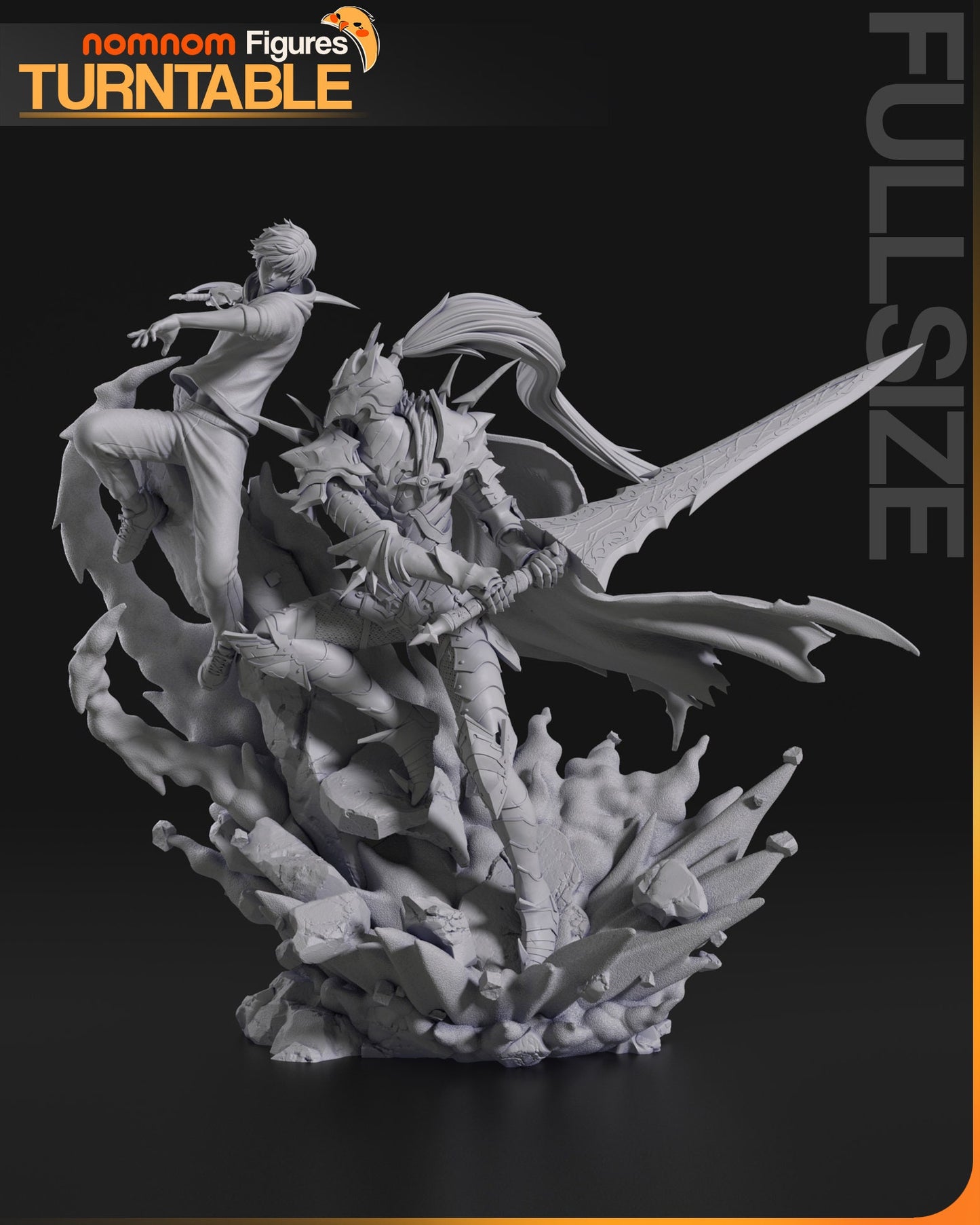 Shadow Monarch | Resin Garage Kit Figure Anime Comic Fan Art | Nomnom Figures