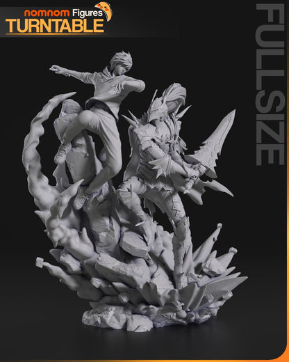 Shadow Monarch | Resin Garage Kit Figure Anime Comic Fan Art | Nomnom Figures