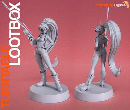 Red-Headed Sniper | Resin Garage Kit Figure Anime Fan Art | Nomnom Figures