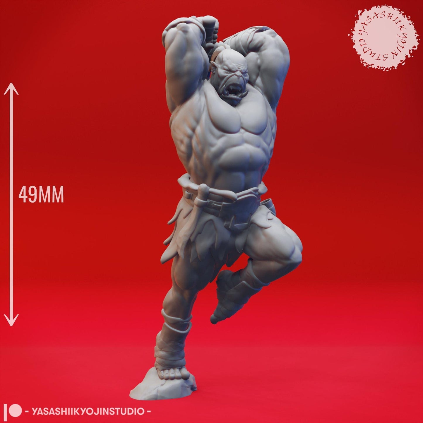 Orcs | TABLETOP SCALE | D&D TTRPG Monster Miniature | Yasashii Kyojin Studio