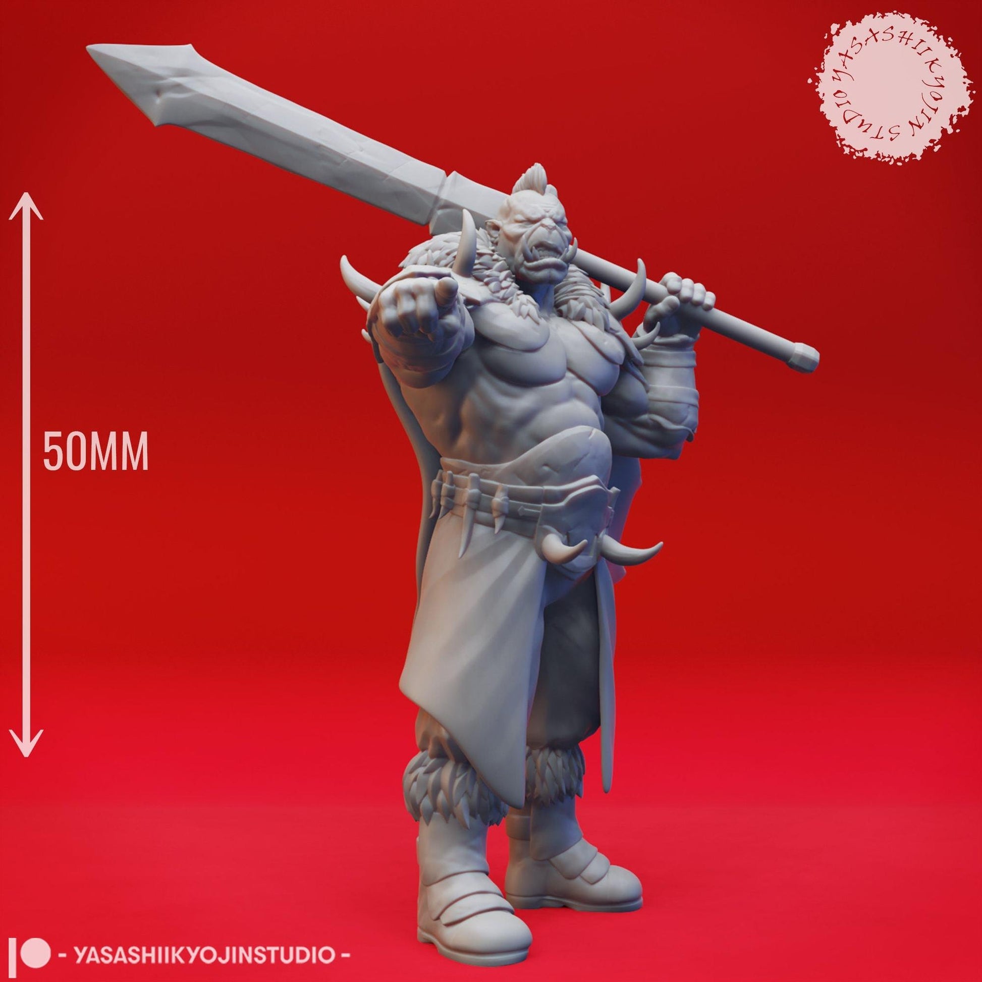 Orcs | TABLETOP SCALE | D&D TTRPG Monster Miniature | Yasashii Kyojin Studio