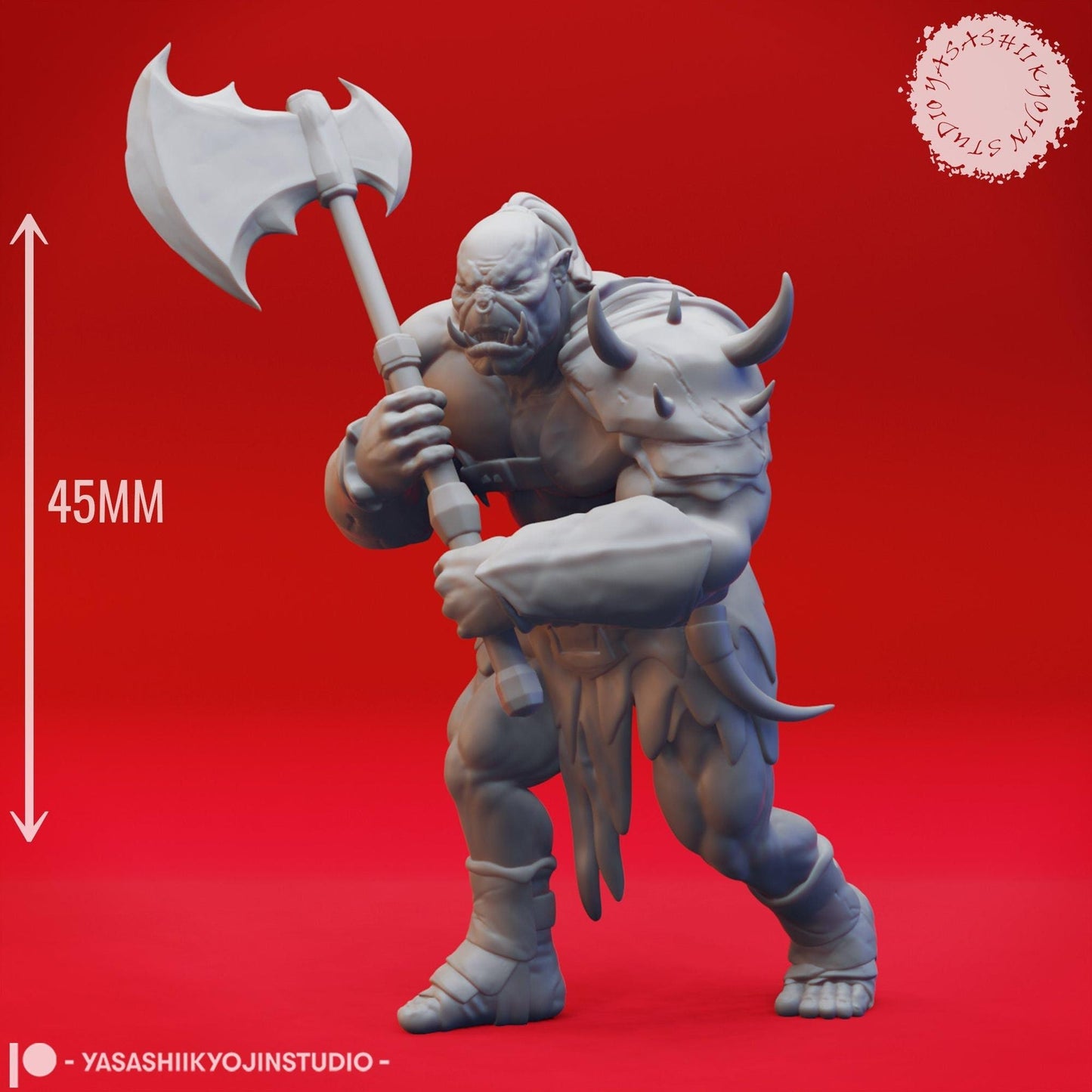 Orcs | TABLETOP SCALE | D&D TTRPG Monster Miniature | Yasashii Kyojin Studio