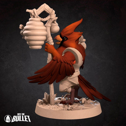 Birdfolk Forestkeeper | TABLETOP SCALE | D&D Humblewood TTRPG Miniature | Bite the Bullet