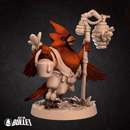 Birdfolk Forestkeeper | TABLETOP SCALE | D&D Humblewood TTRPG Miniature | Bite the Bullet