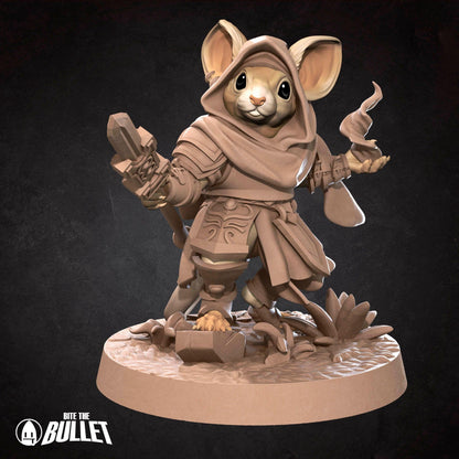 Mousefolk Cleric | TABLETOP SCALE | D&D Humblewood TTRPG Miniature | Bite the Bullet