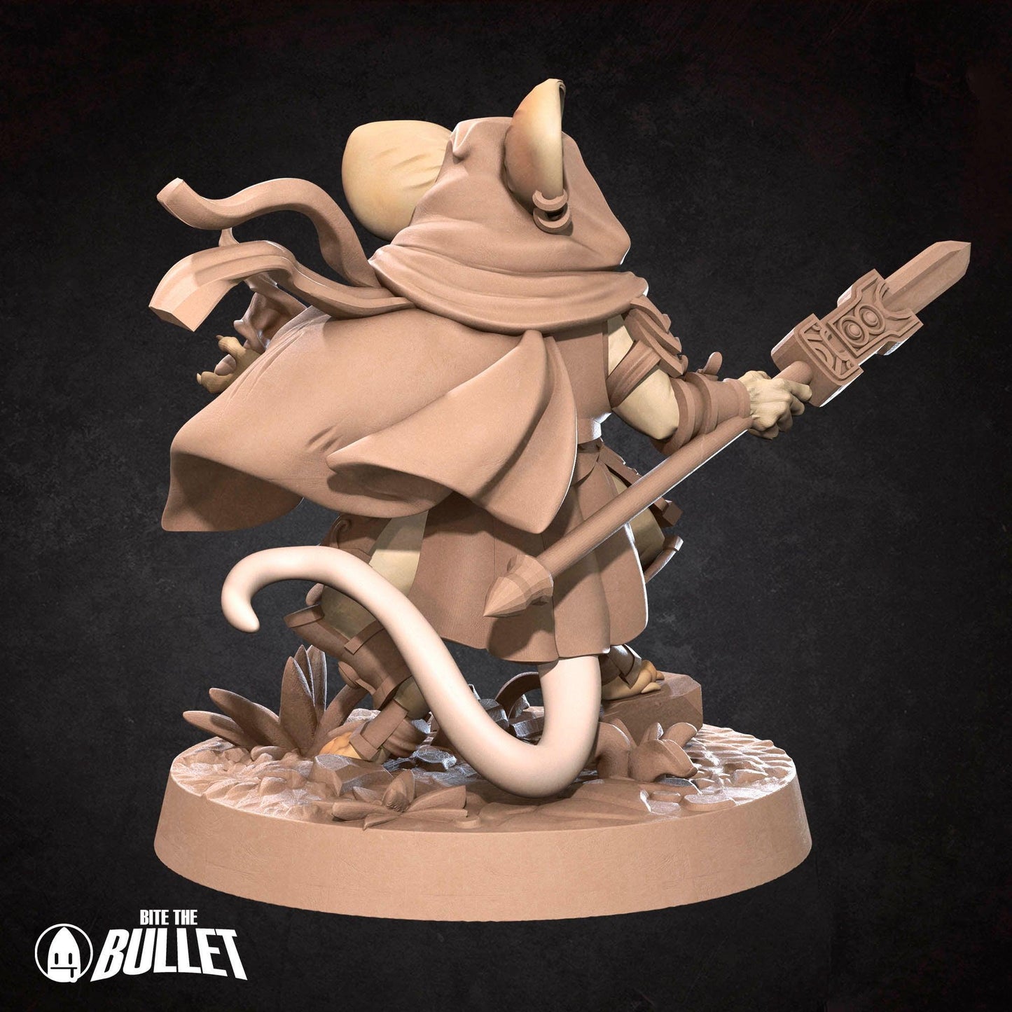 Mousefolk Cleric | TABLETOP SCALE | D&D Humblewood TTRPG Miniature | Bite the Bullet