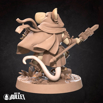 Mousefolk Cleric | TABLETOP SCALE | D&D Humblewood TTRPG Miniature | Bite the Bullet