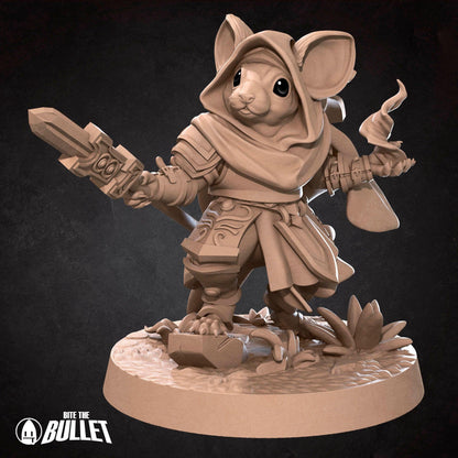 Mousefolk Cleric | TABLETOP SCALE | D&D Humblewood TTRPG Miniature | Bite the Bullet