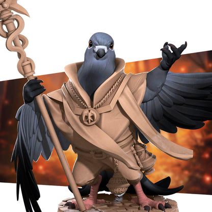 Pidgeonfolk Cleric | TABLETOP SCALE | D&D Humblewood TTRPG Miniature | Bite the Bullet
