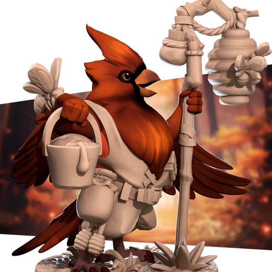 Birdfolk Forestkeeper | TABLETOP SCALE | D&D Humblewood TTRPG Miniature | Bite the Bullet