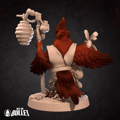 Birdfolk Forestkeeper | TABLETOP SCALE | D&D Humblewood TTRPG Miniature | Bite the Bullet