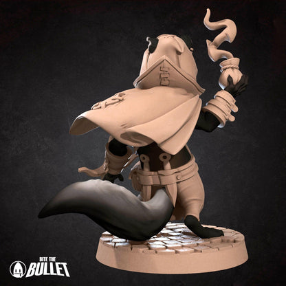 Ferretfolk Rogue | TABLETOP SCALE | D&D Humblewood TTRPG Miniature | Bite the Bullet