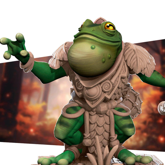 Frogfolk Monk | TABLETOP SCALE | D&D Humblewood TTRPG Miniature | Bite the Bullet