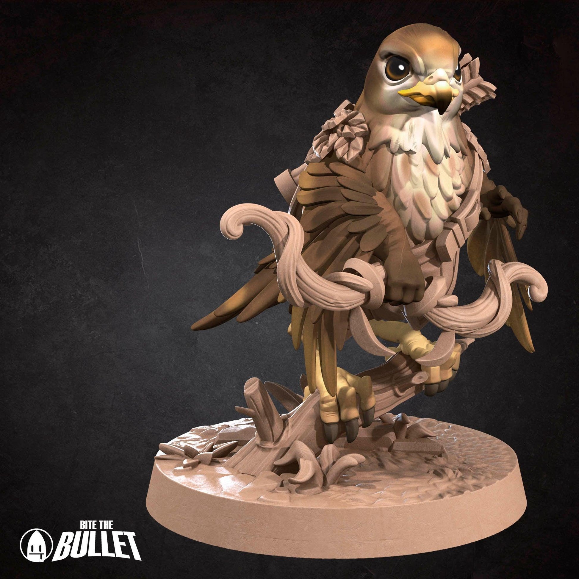 Hawkfolk Ranger | TABLETOP SCALE | D&D Humblewood TTRPG Miniature | Bite the Bullet