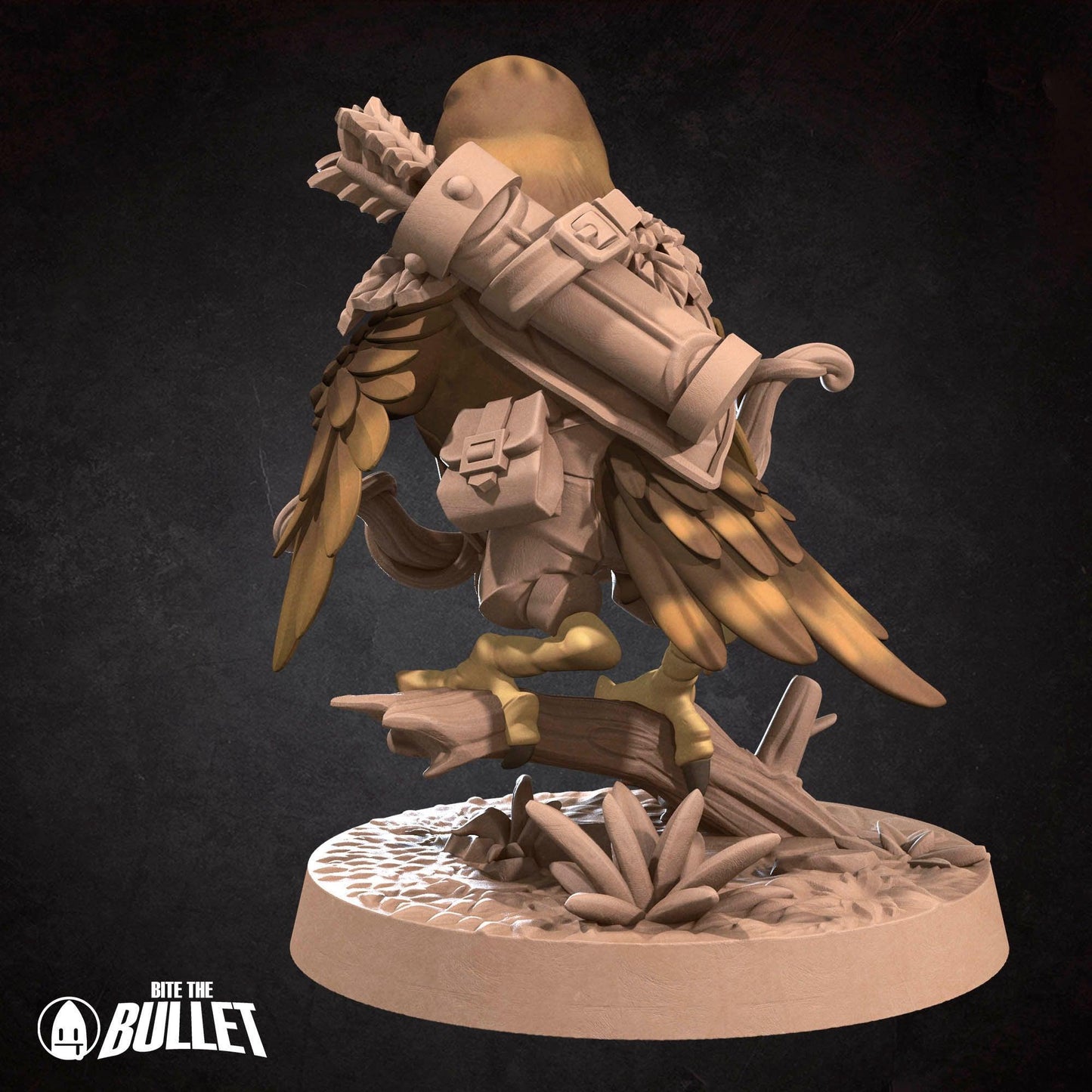 Hawkfolk Ranger | TABLETOP SCALE | D&D Humblewood TTRPG Miniature | Bite the Bullet