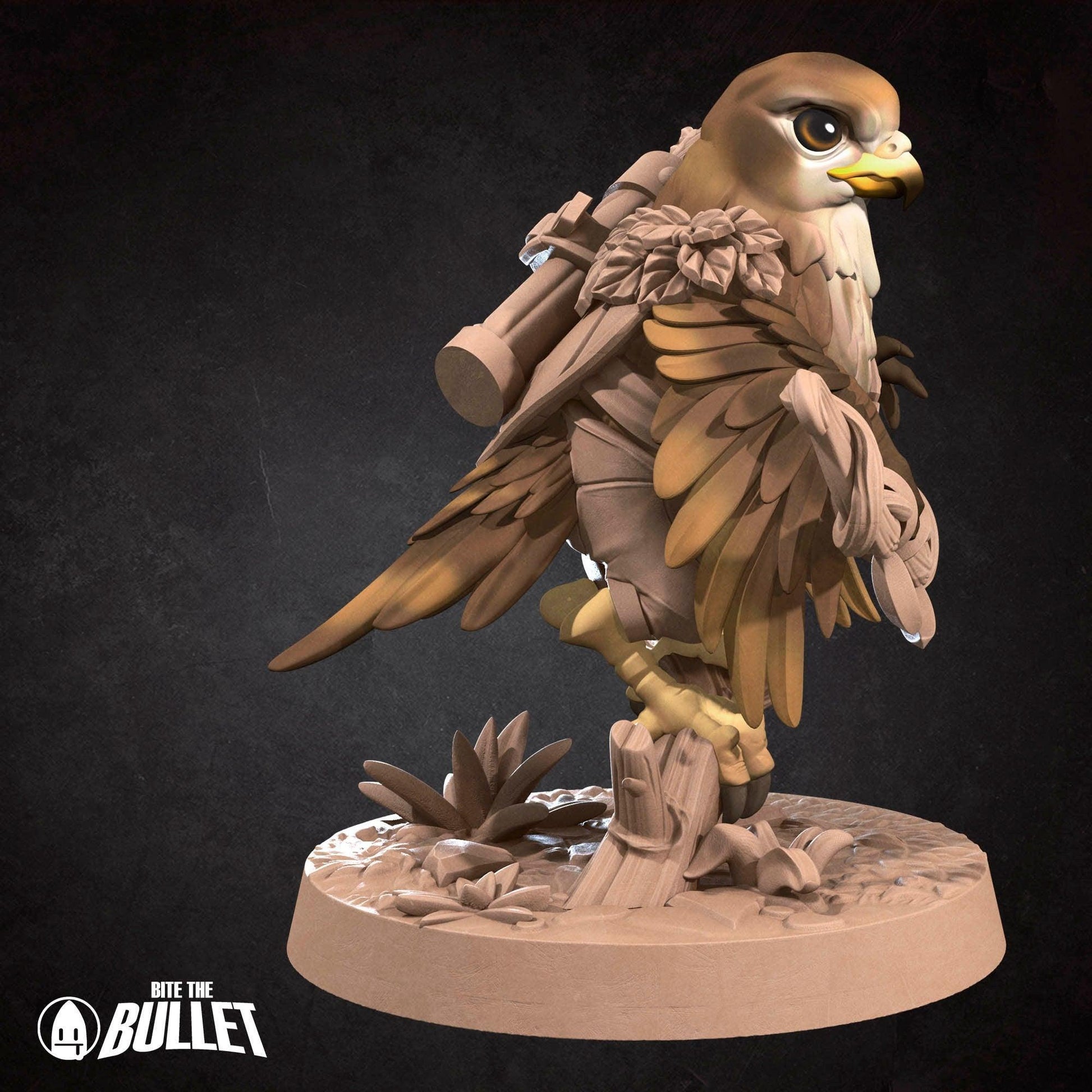Hawkfolk Ranger | TABLETOP SCALE | D&D Humblewood TTRPG Miniature | Bite the Bullet