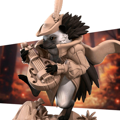 Hedgehogfolk Bard | TABLETOP SCALE | D&D Humblewood TTRPG Miniature | Bite the Bullet