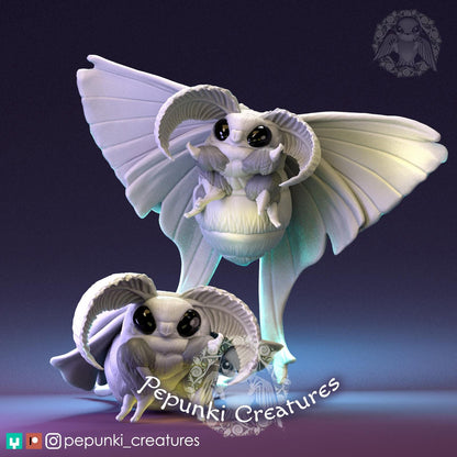 Little Moths | Display Scale | D&D TTRPG Miniature | Pepunki Creatures