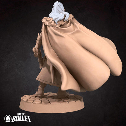 Drow Ranger | TABLETOP SCALE | D&D TTRPG Miniature | Bite the Bullet