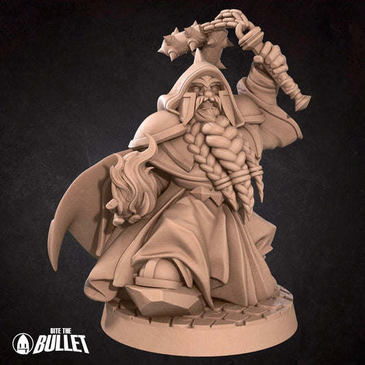 Duergar Cleric | TABLETOP SCALE | D&D TTRPG Miniature | Bite the Bullet