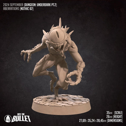 Nothics | Tabletop Scale | D&D TTRPG Monster Miniature | Bite the Bullet