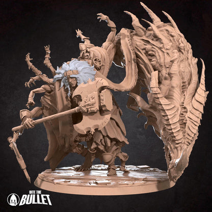 Bullet Dark Souls, Grafted | TABLETOP SCALE | D&D TTRPG Miniature | Bite the Bullet | Unpainted, Unplated Resin 8k