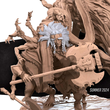 Bullet Dark Souls, Grafted | TABLETOP SCALE | D&D TTRPG Miniature | Bite the Bullet | Unpainted, Unplated Resin 8k