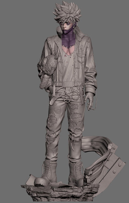 1:12 Fiery Villain | Resin Garage Kit Sculpture Anime Video Game Fan Art Statue | CA 3D Studios