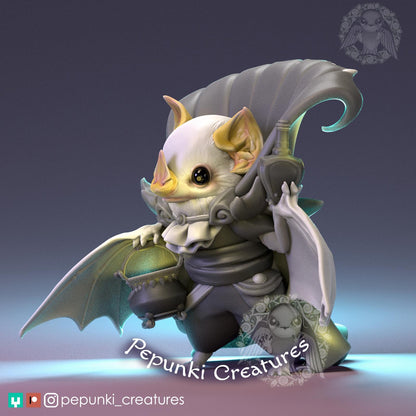 Honduran Bat | Tabletop or Display Scale | D&D Humblewood TTRPG Miniature | Pepunki Creatures