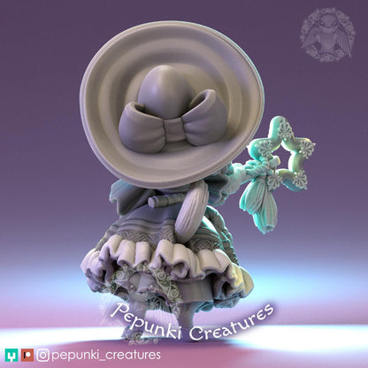 Chihuahua Sorceress | Tabletop or Display Scale | D&D Humblewood TTRPG Miniature | Pepunki Creatures