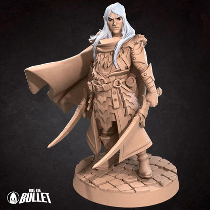 Drow Ranger | TABLETOP SCALE | D&D TTRPG Miniature | Bite the Bullet
