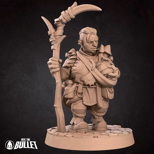 Duergar Druid | TABLETOP SCALE | TTRPG Miniature | Bite the Bullet