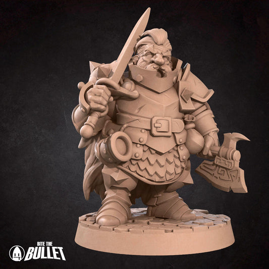Duergar Warrior | TABLETOP SCALE | D&D TTRPG Miniature | Bite the Bullet