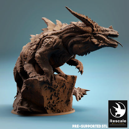 Behir, Monster | TABLETOP SCALE | D&D TTRPG Miniature | Rescale Miniatures