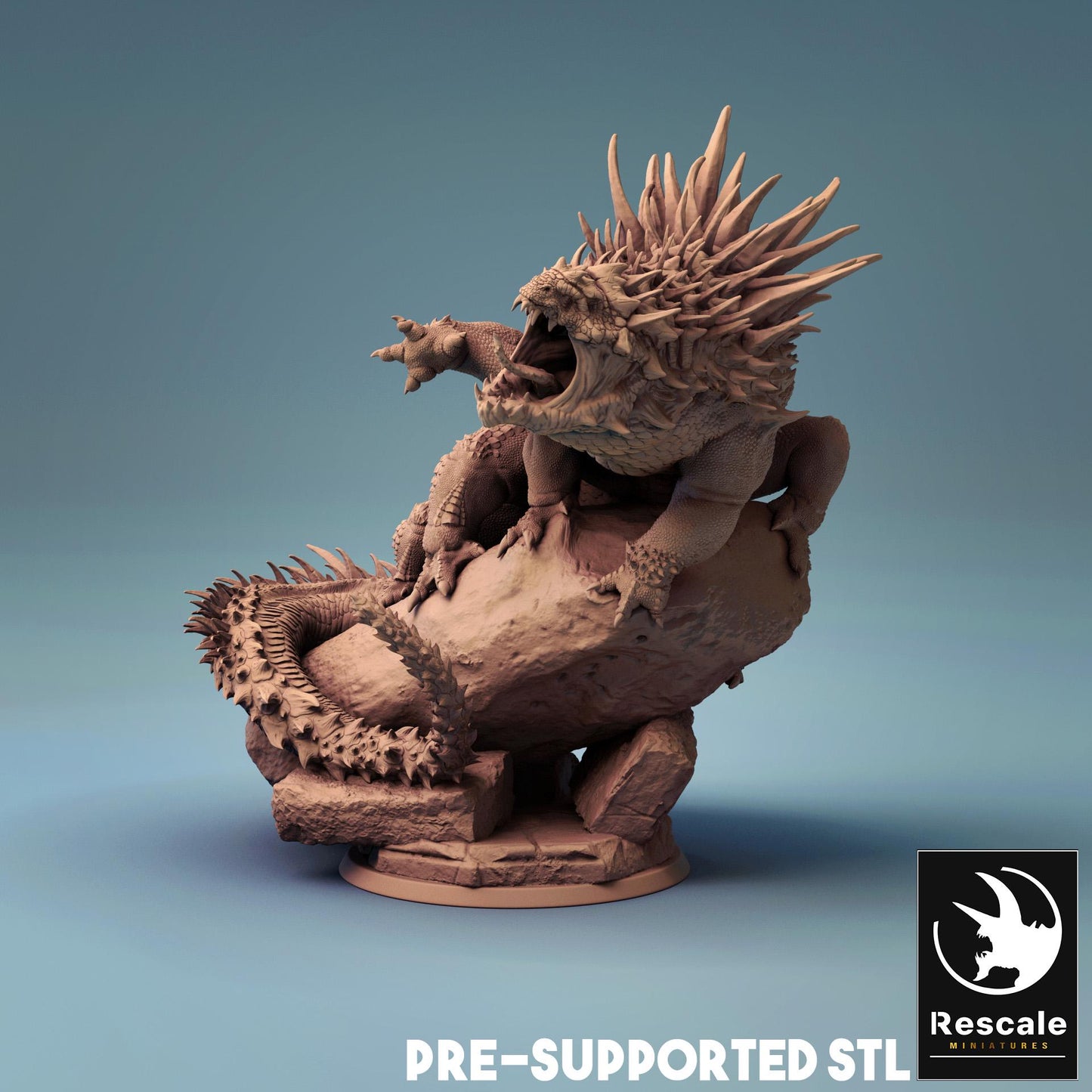 Basilisk | TABLETOP SCALE | D&D TTRPG Monster Miniature | Rescale Miniatures
