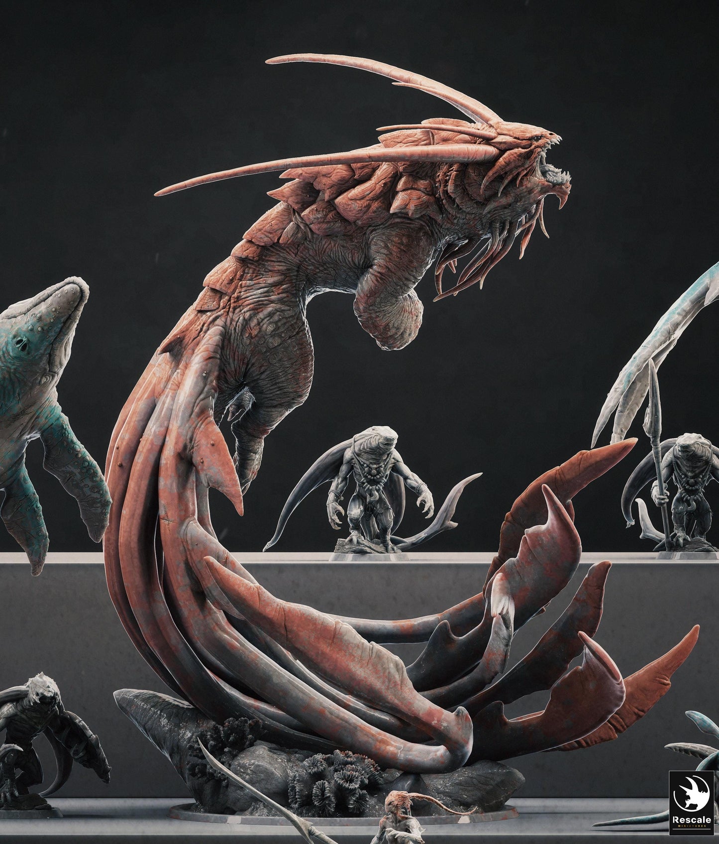 Kraken Shipbreaker | TABLETOP SCALE | TTRPG Monster Miniature | Rescale Miniatures