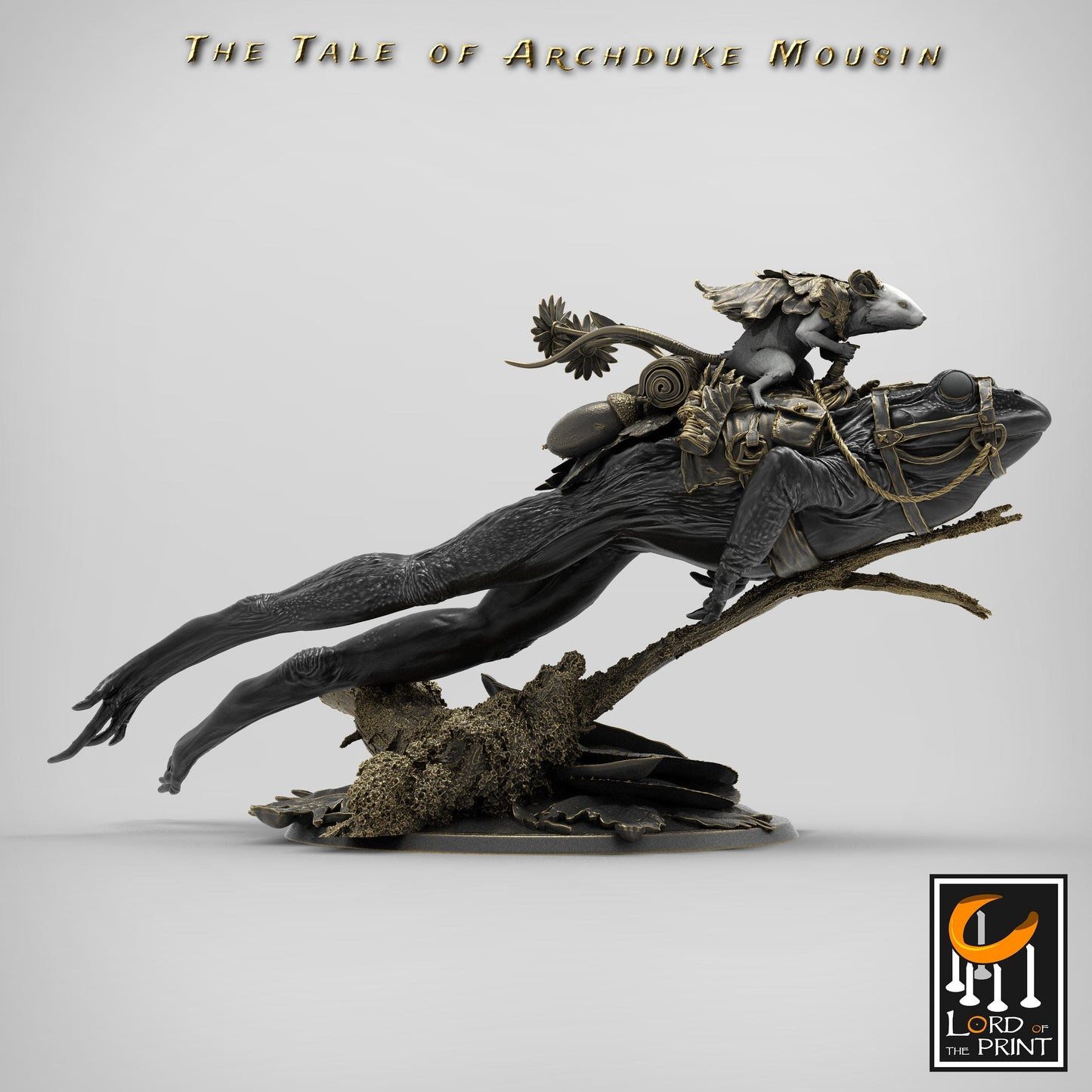 Frog Jump, The Tale of Archduke Mousin | TABLETOP SCALE Monster Miniature | Rescale Miniatures