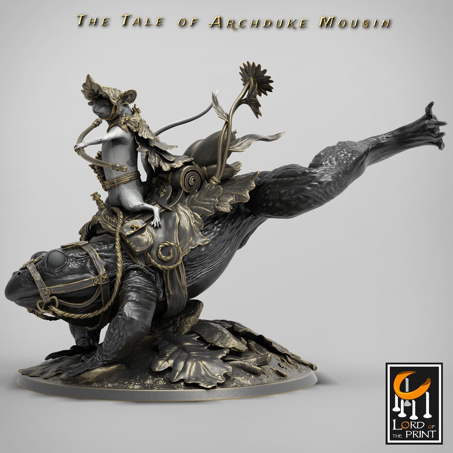 Frog Land, The Tale of Archduke Mousin | TABLETOP SCALE Monster Miniature | Rescale Miniatures