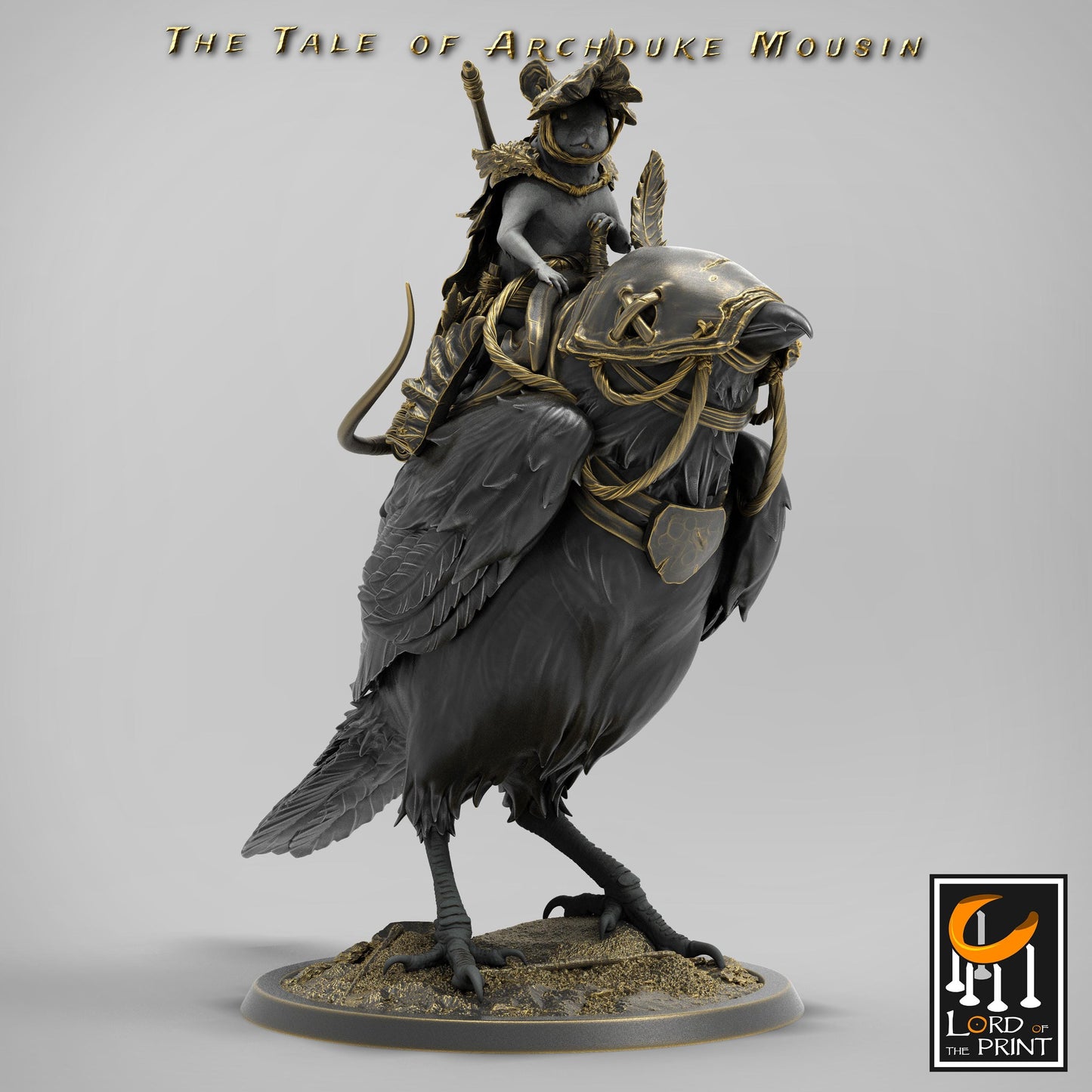 Magpie Stand, The Tale of Archduke Mousin | TABLETOP SCALE Monster Miniature | Rescale Miniatures