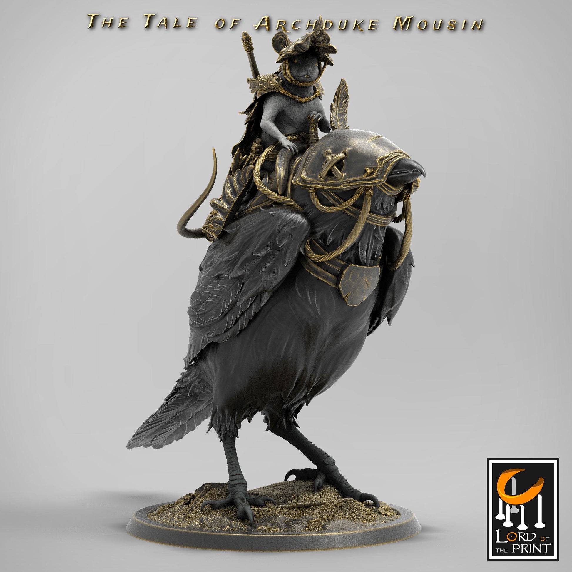 Magpie Stand, The Tale of Archduke Mousin | TABLETOP SCALE Monster Miniature | Rescale Miniatures