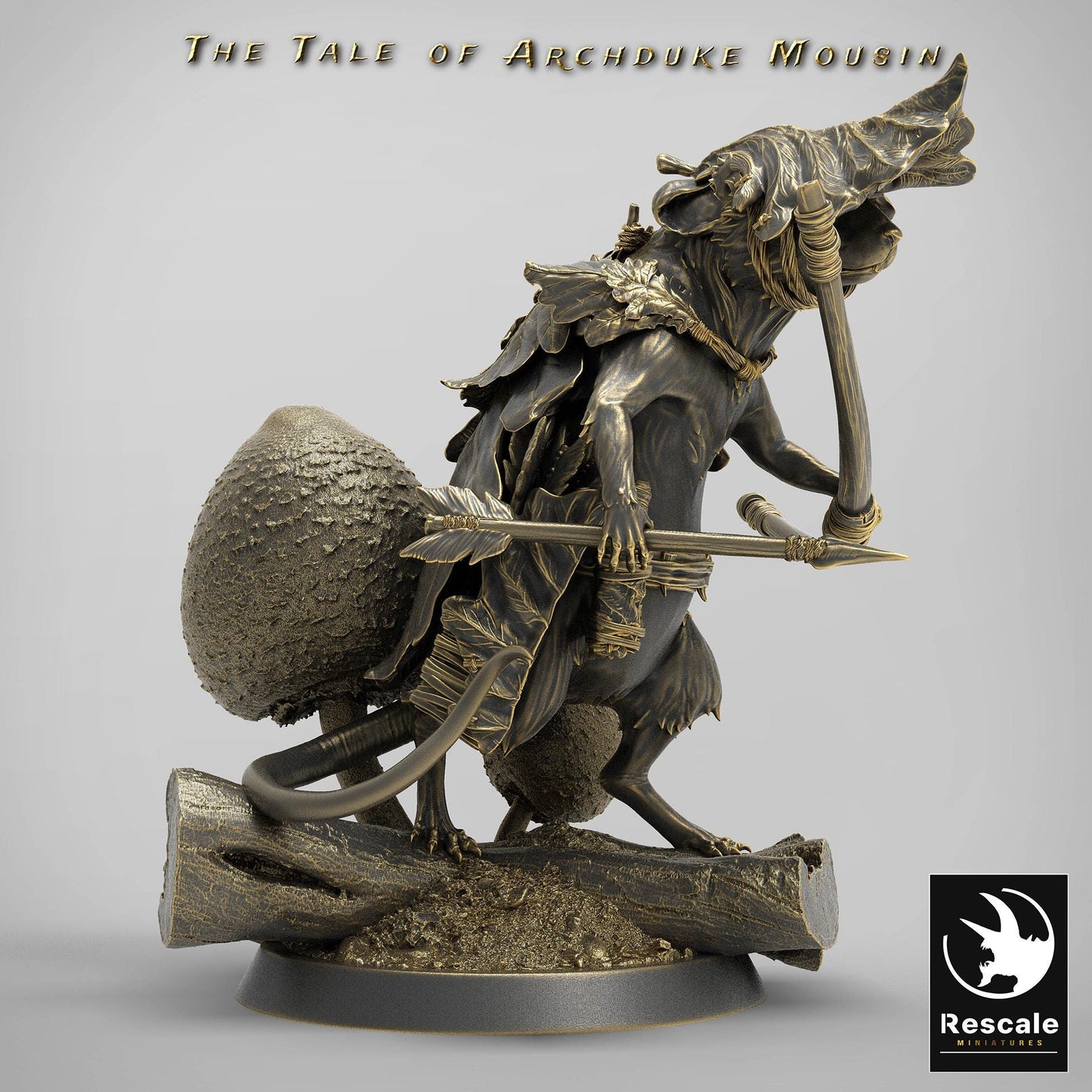 Mouse Look Forward, The Tale of Archduke Mousin | TABLETOP SCALE Monster Miniature | Rescale Miniatures