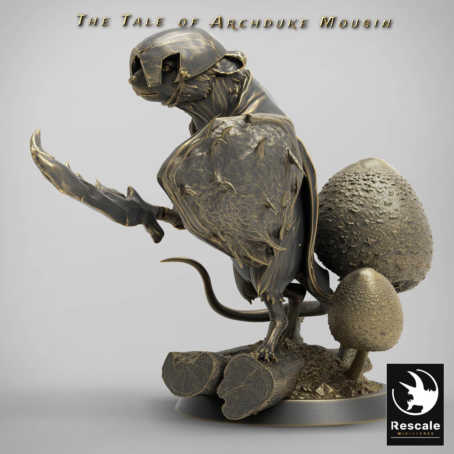 Mouse Look Forward, The Tale of Archduke Mousin | TABLETOP SCALE Monster Miniature | Rescale Miniatures