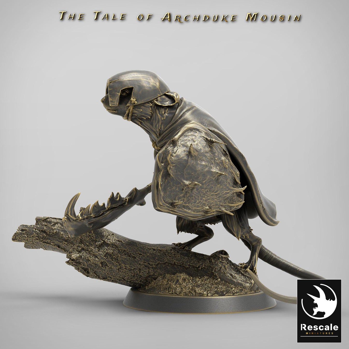 Mouse Look Forward, The Tale of Archduke Mousin | TABLETOP SCALE Monster Miniature | Rescale Miniatures