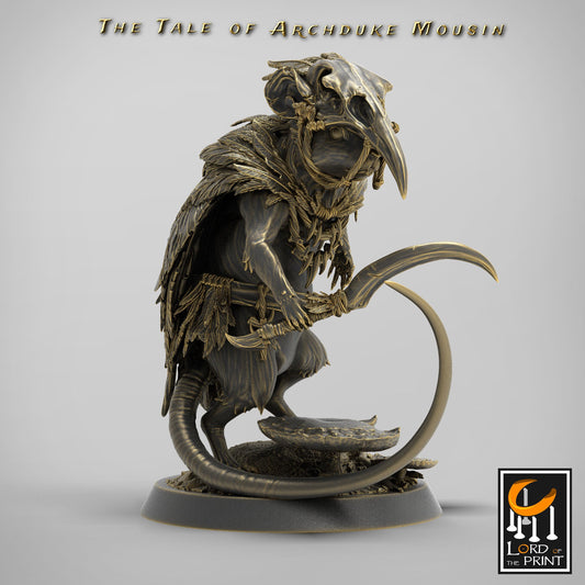 Mouse Look Right, The Tale of Archduke Mousin | TABLETOP SCALE Monster Miniature | Rescale Miniatures