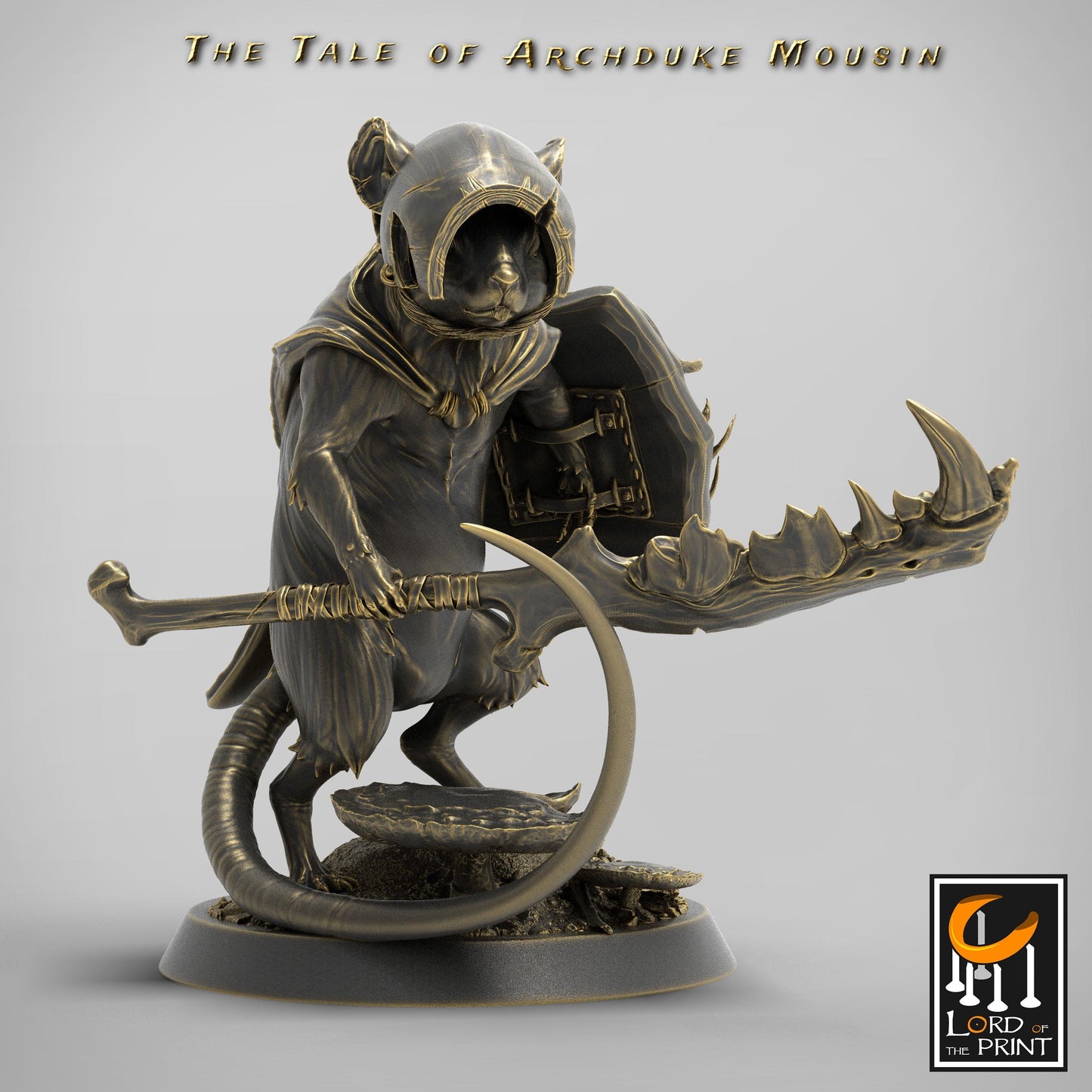 Mouse Look Right, The Tale of Archduke Mousin | TABLETOP SCALE Monster Miniature | Rescale Miniatures