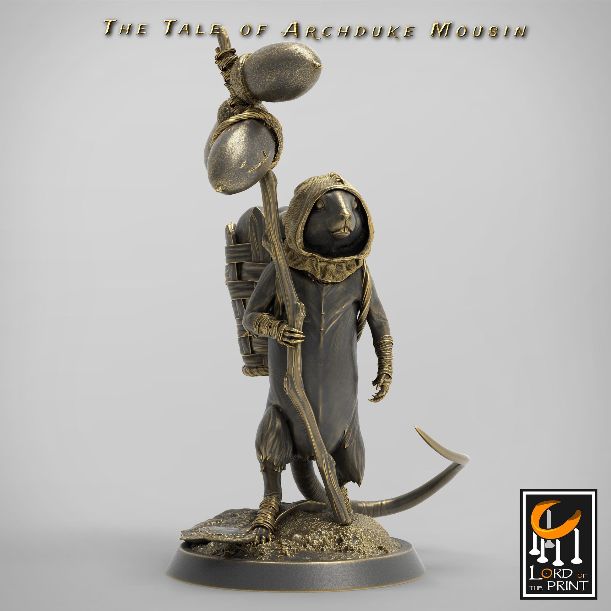 Mouse Stand, The Tale of Archduke Mousin | TABLETOP SCALE Monster Miniature | Rescale Miniatures