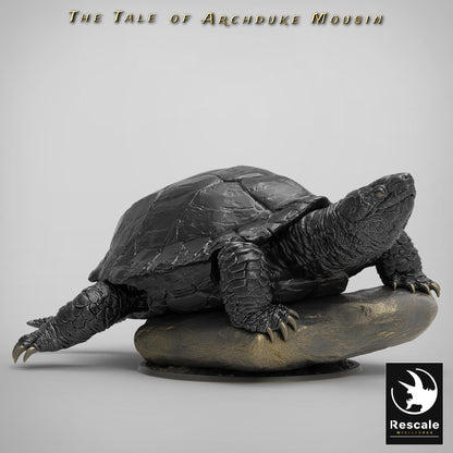 Turtle Mount, The Tale of Archduke Mousin | TABLETOP SCALE Monster Miniature | Rescale Miniatures