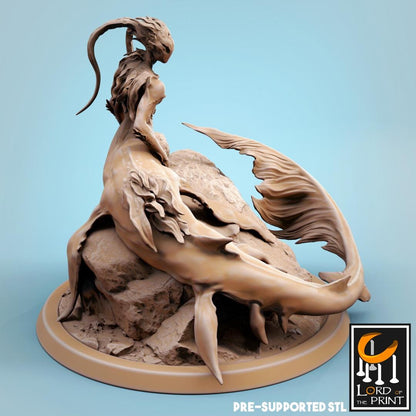 Mermaid Sirens | TABLETOP SCALE | TTRPG Monster Miniature | Rescale Miniatures