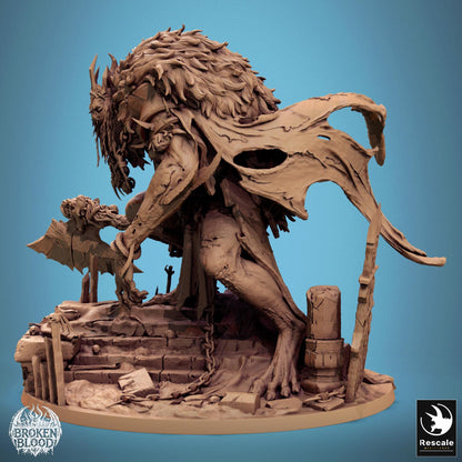 Undead King, Broken Blood | TABLETOP SCALE | TTRPG Monster Miniature | Rescale Miniatures